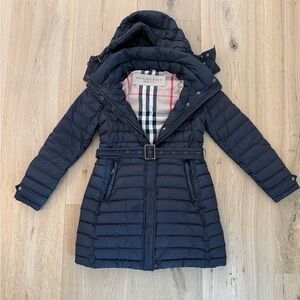 Authentic Burberry Colebrook Belted Quilted Puffer Coat